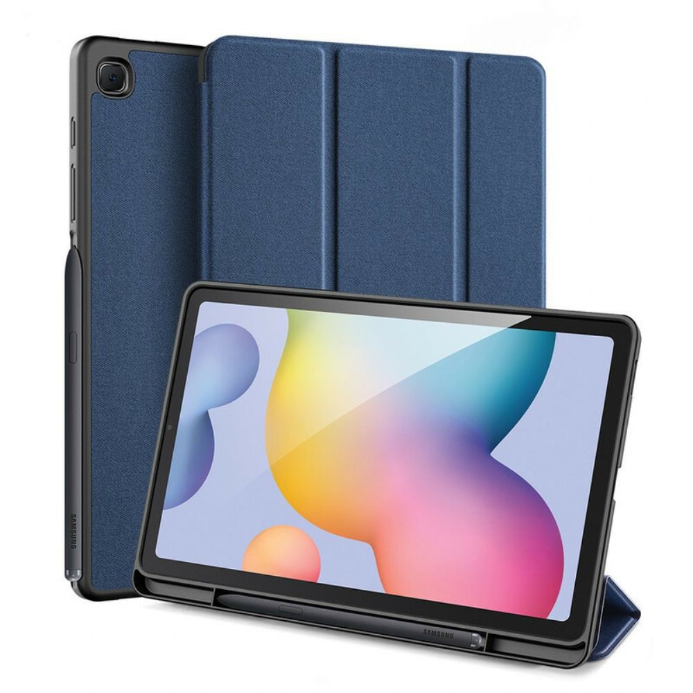 Bescherming Hoesje voor Samsung Galaxy Tab S6 Lite Domo Serie Potloodhouder Dux-ducis