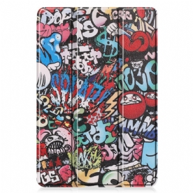 Bescherming Hoesje voor Samsung Galaxy Tab S6 Lite Graffiti Potlood Houder