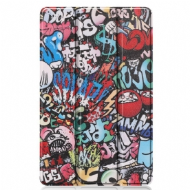 Bescherming Hoesje voor Samsung Galaxy Tab S6 Lite Leuke Graffiti