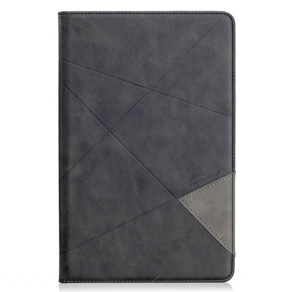 Case voor Samsung Galaxy Tab S6 Lite Geometrie Leereffect