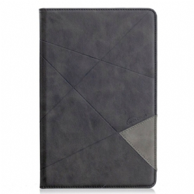 Case voor Samsung Galaxy Tab S6 Lite Geometrie Leereffect