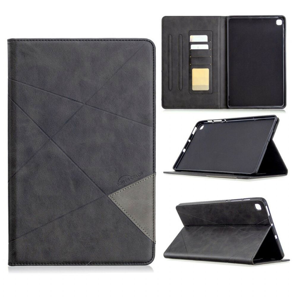 Case voor Samsung Galaxy Tab S6 Lite Geometrie Leereffect