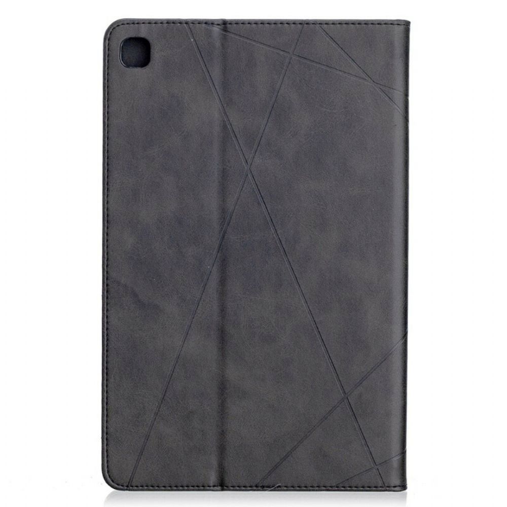 Case voor Samsung Galaxy Tab S6 Lite Geometrie Leereffect