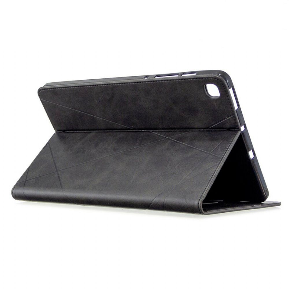 Case voor Samsung Galaxy Tab S6 Lite Geometrie Leereffect