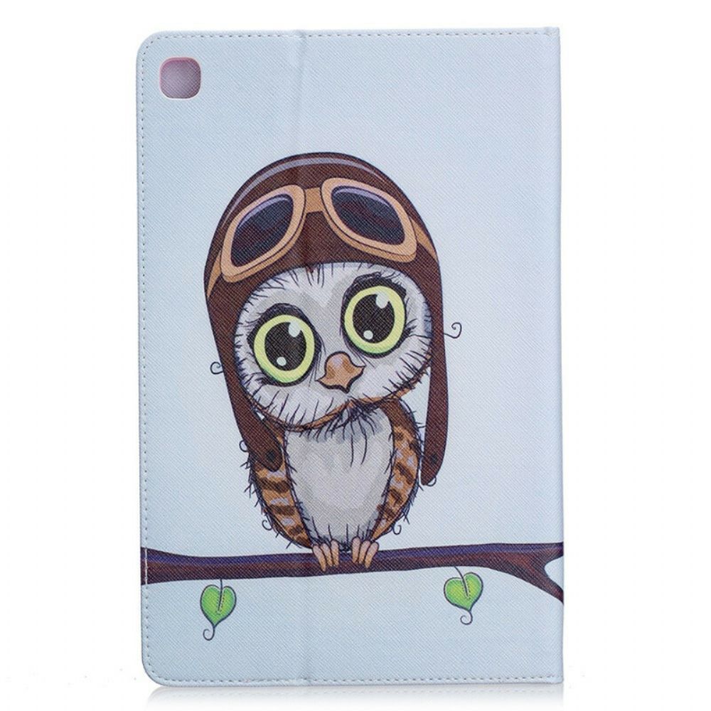 Case voor Samsung Galaxy Tab S6 Lite Vliegenier Uil