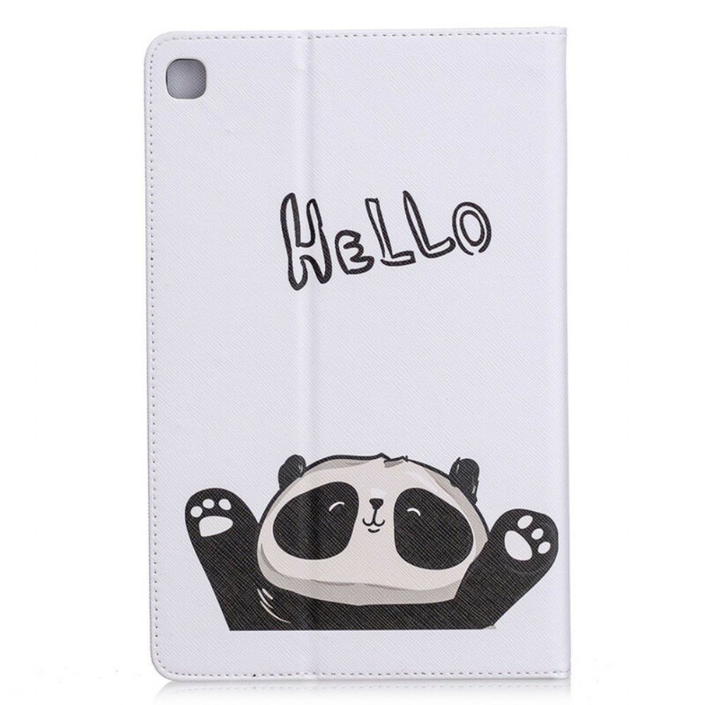 Cover voor Samsung Galaxy Tab S6 Lite Hallo Panda