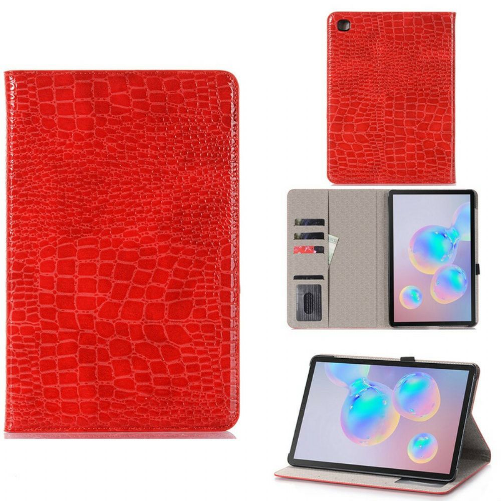 Cover voor Samsung Galaxy Tab S6 Lite Krokodil Textuur