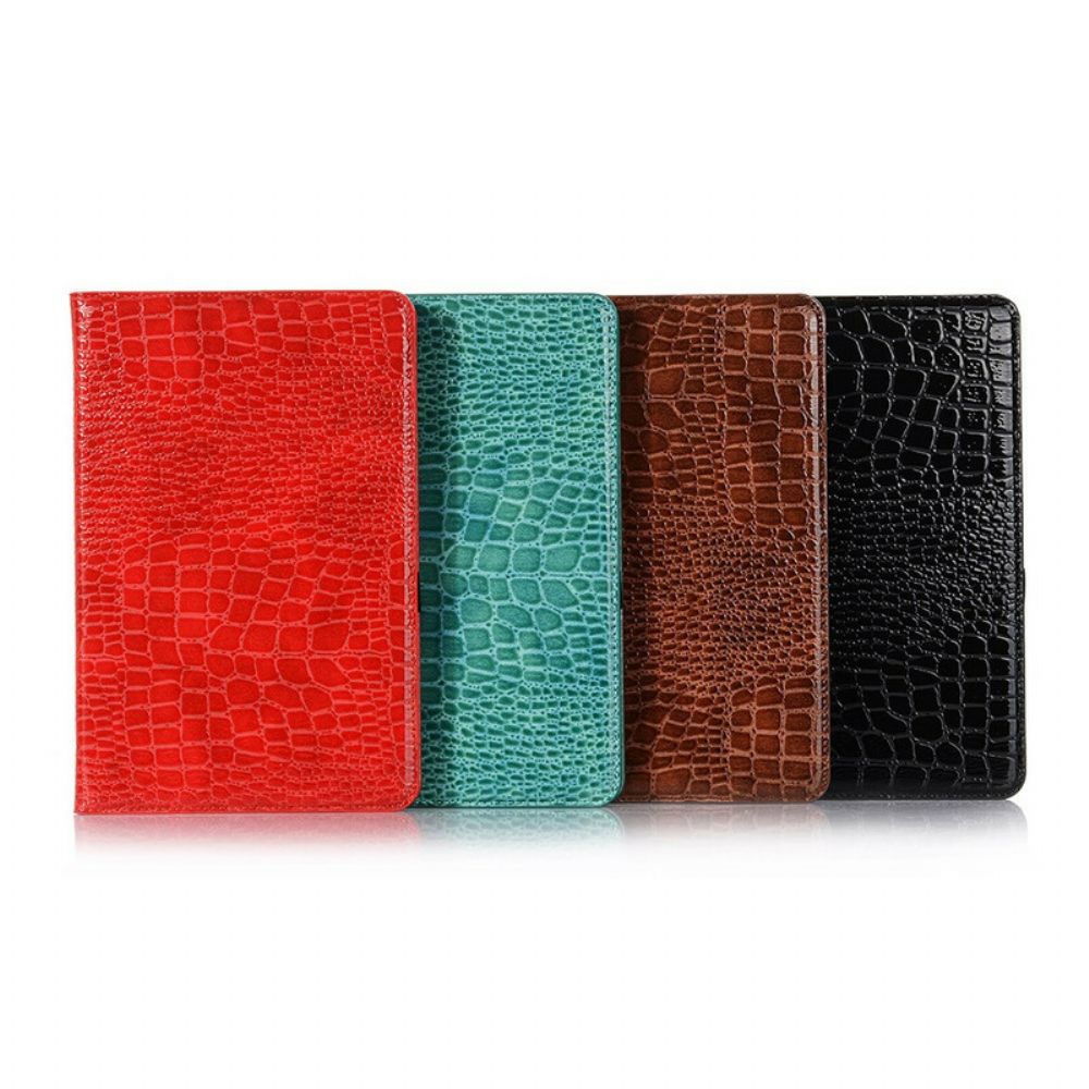 Cover voor Samsung Galaxy Tab S6 Lite Krokodil Textuur