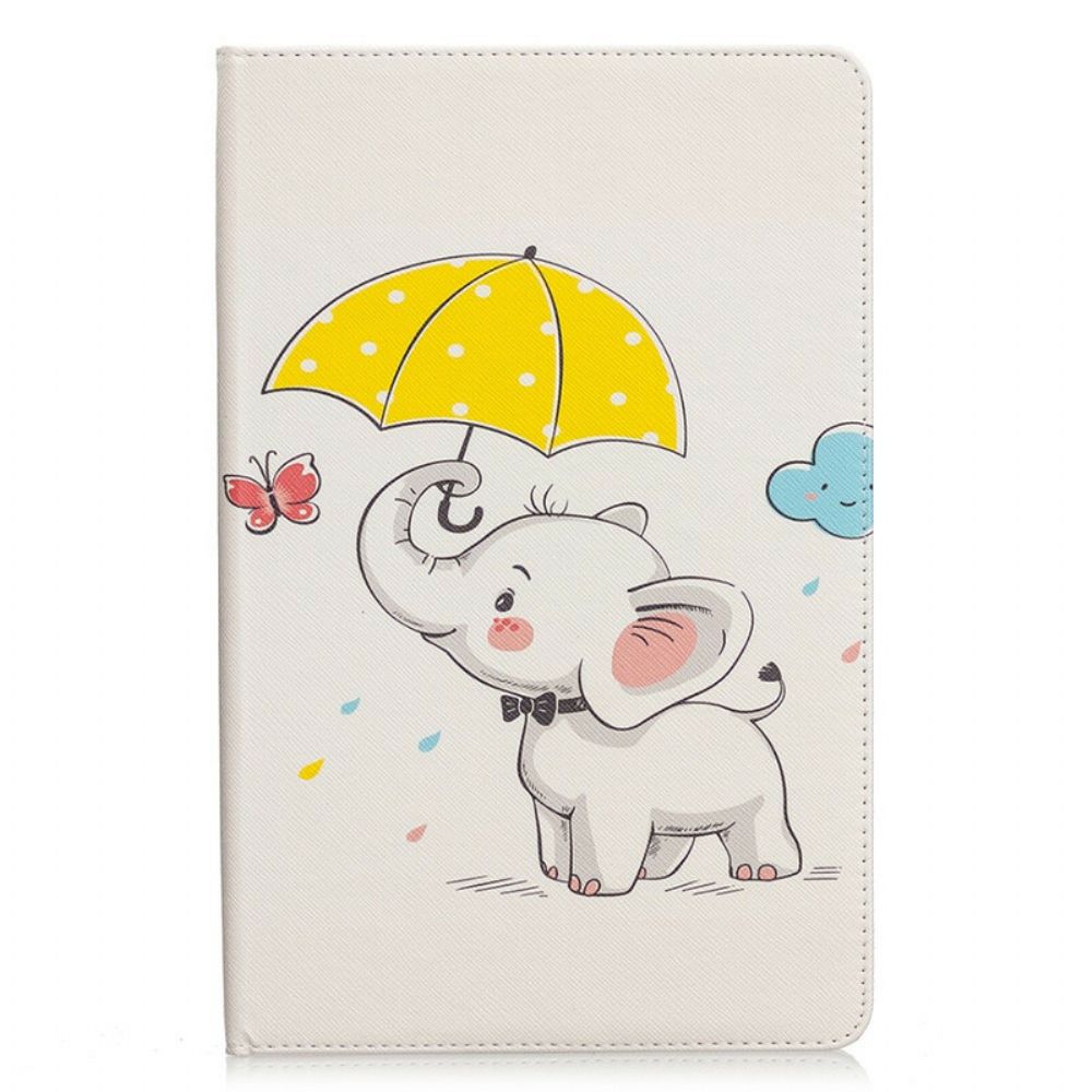 Cover voor Samsung Galaxy Tab S6 Lite Olifant In De Regen