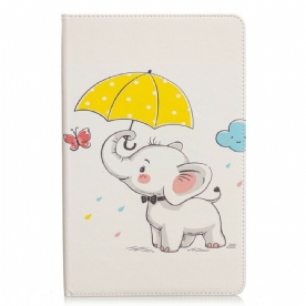 Cover voor Samsung Galaxy Tab S6 Lite Olifant In De Regen