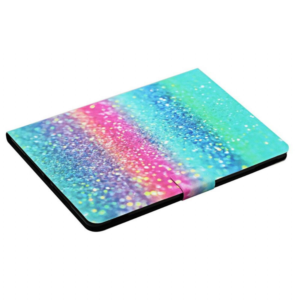 Flip Case voor Samsung Galaxy Tab S6 Lite Element Pailletten