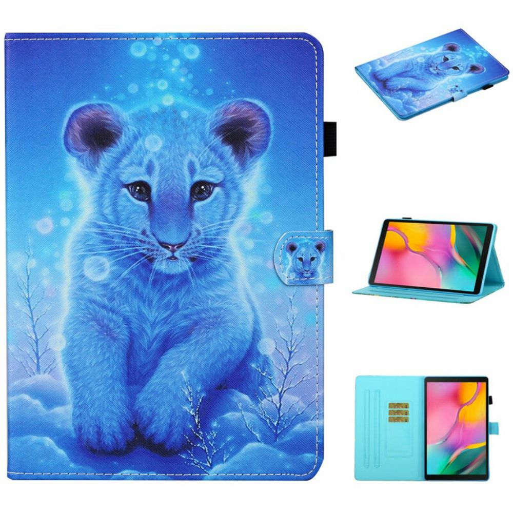 Folio-hoesje voor Samsung Galaxy Tab S6 Lite Baby Tijger