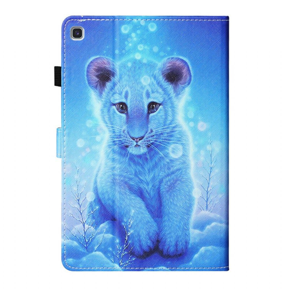 Folio-hoesje voor Samsung Galaxy Tab S6 Lite Baby Tijger