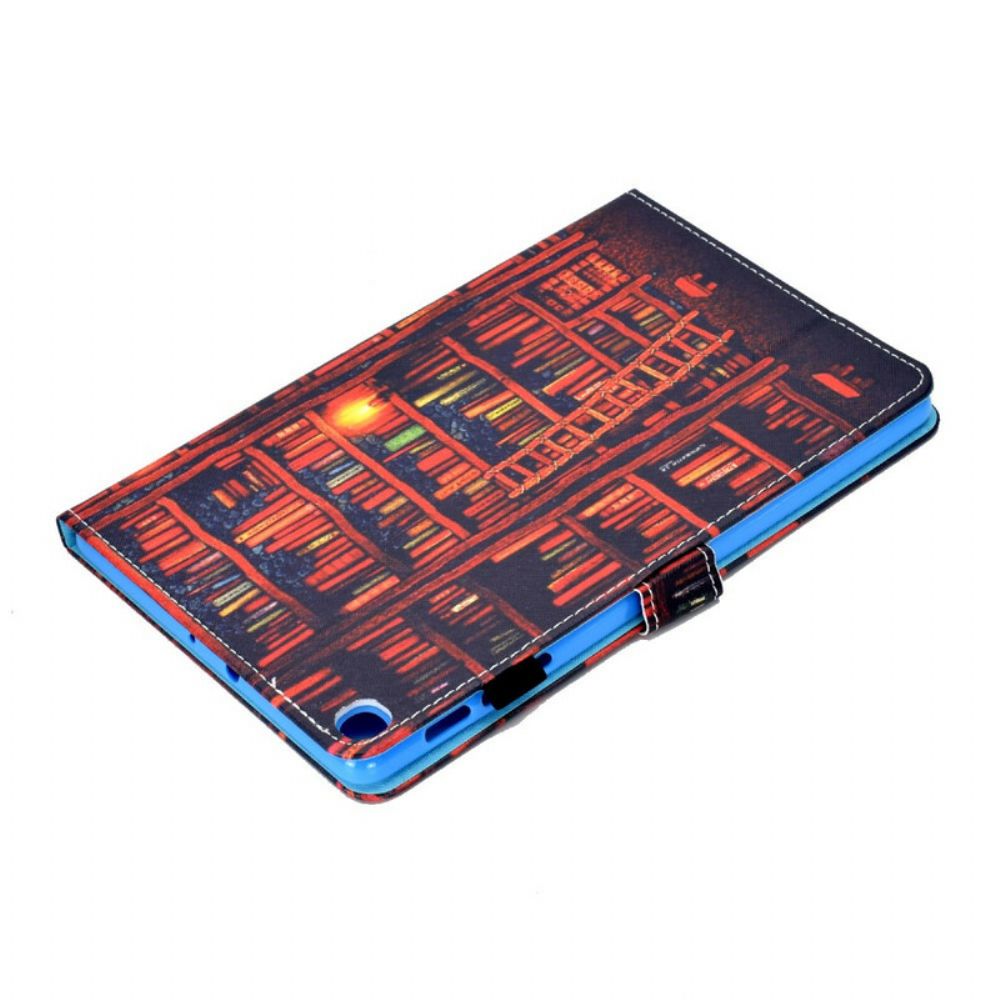 Folio-hoesje voor Samsung Galaxy Tab S6 Lite Bibliotheek