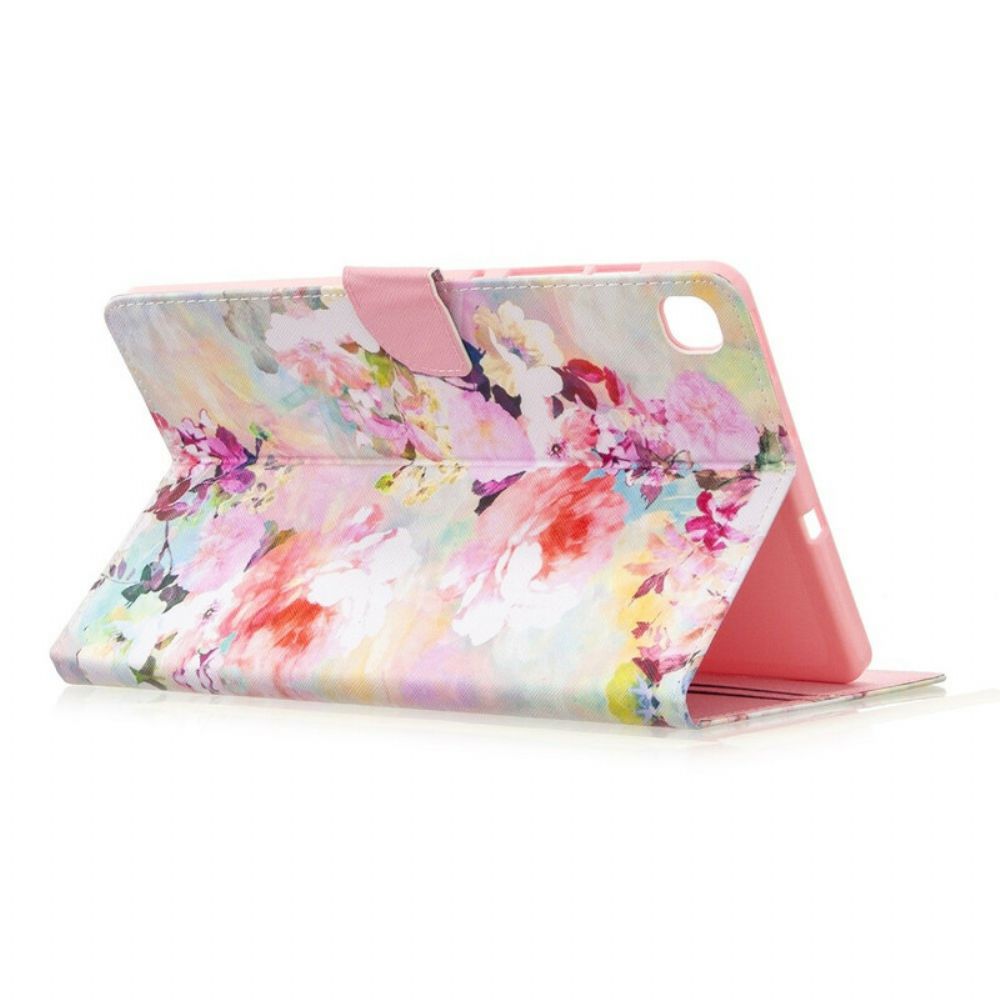 Folio-hoesje voor Samsung Galaxy Tab S6 Lite Bloemen Serie