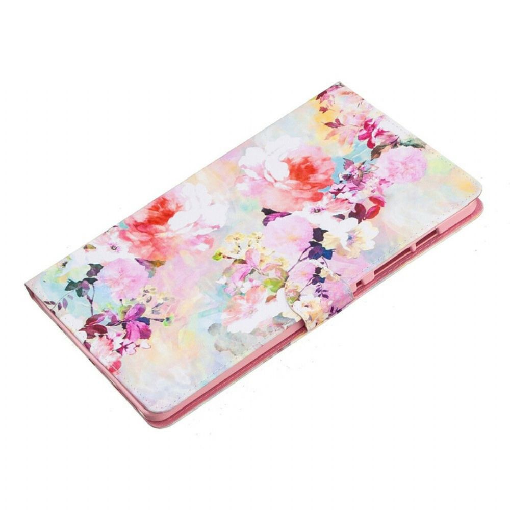 Folio-hoesje voor Samsung Galaxy Tab S6 Lite Bloemen Serie