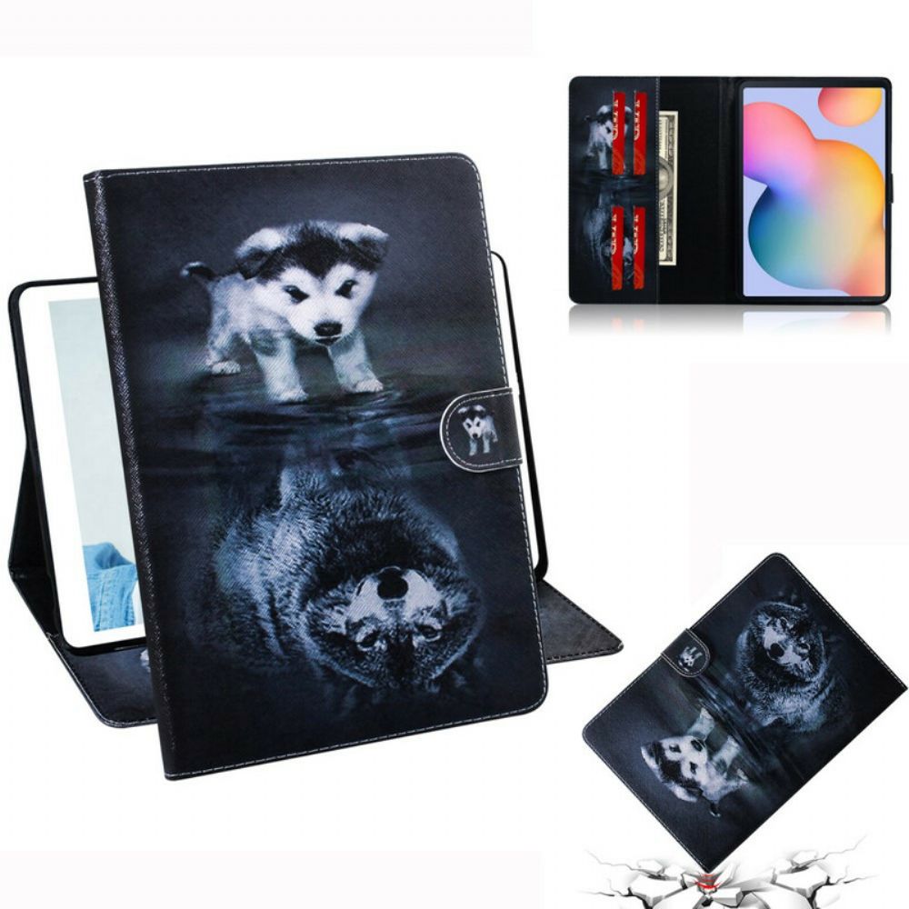 Folio-hoesje voor Samsung Galaxy Tab S6 Lite Droom Van Puppy