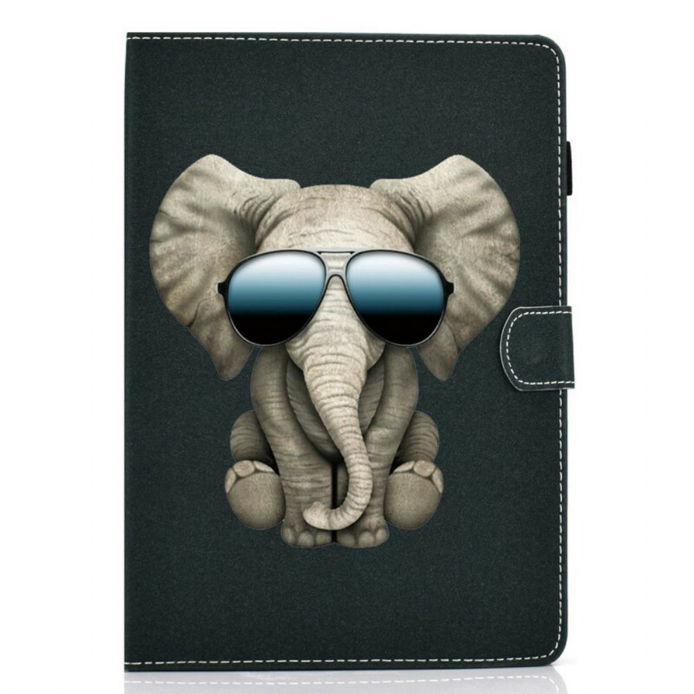 Folio-hoesje voor Samsung Galaxy Tab S6 Lite Olifant Incognito