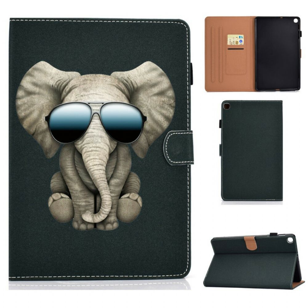 Folio-hoesje voor Samsung Galaxy Tab S6 Lite Olifant Incognito