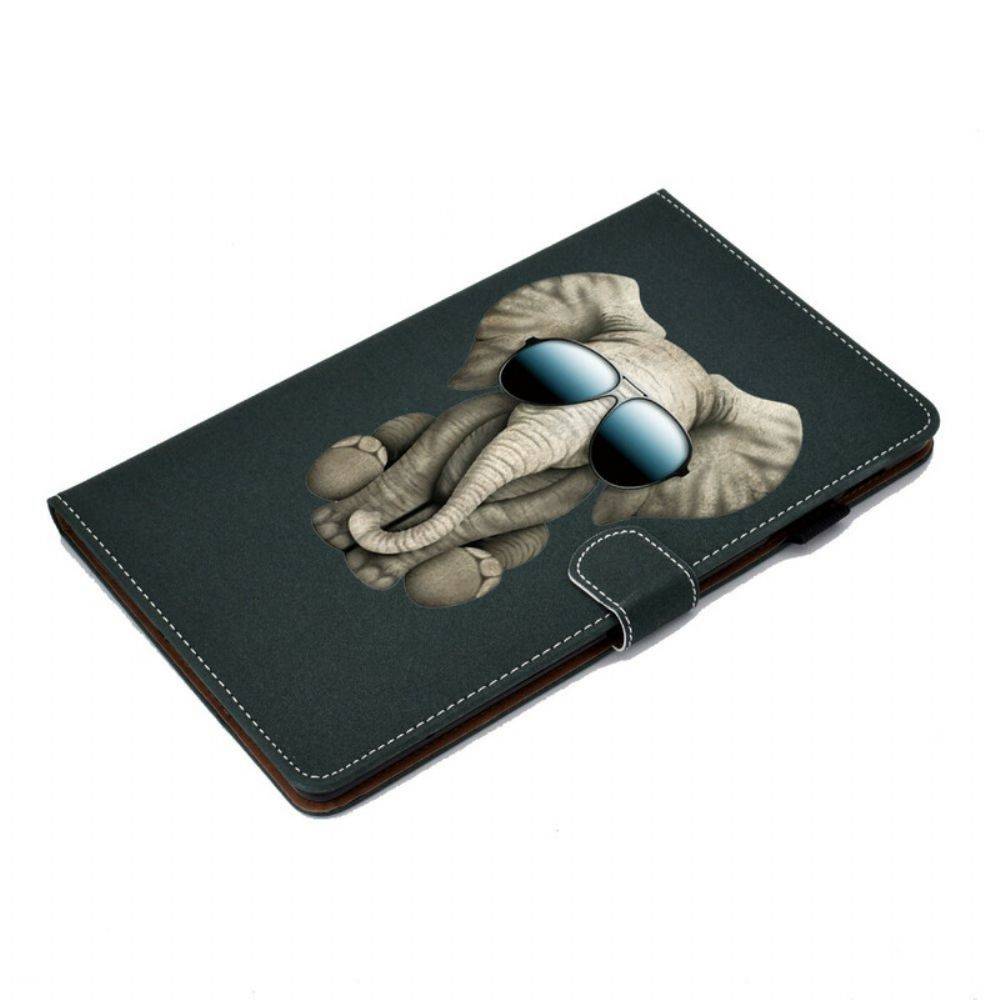 Folio-hoesje voor Samsung Galaxy Tab S6 Lite Olifant Incognito