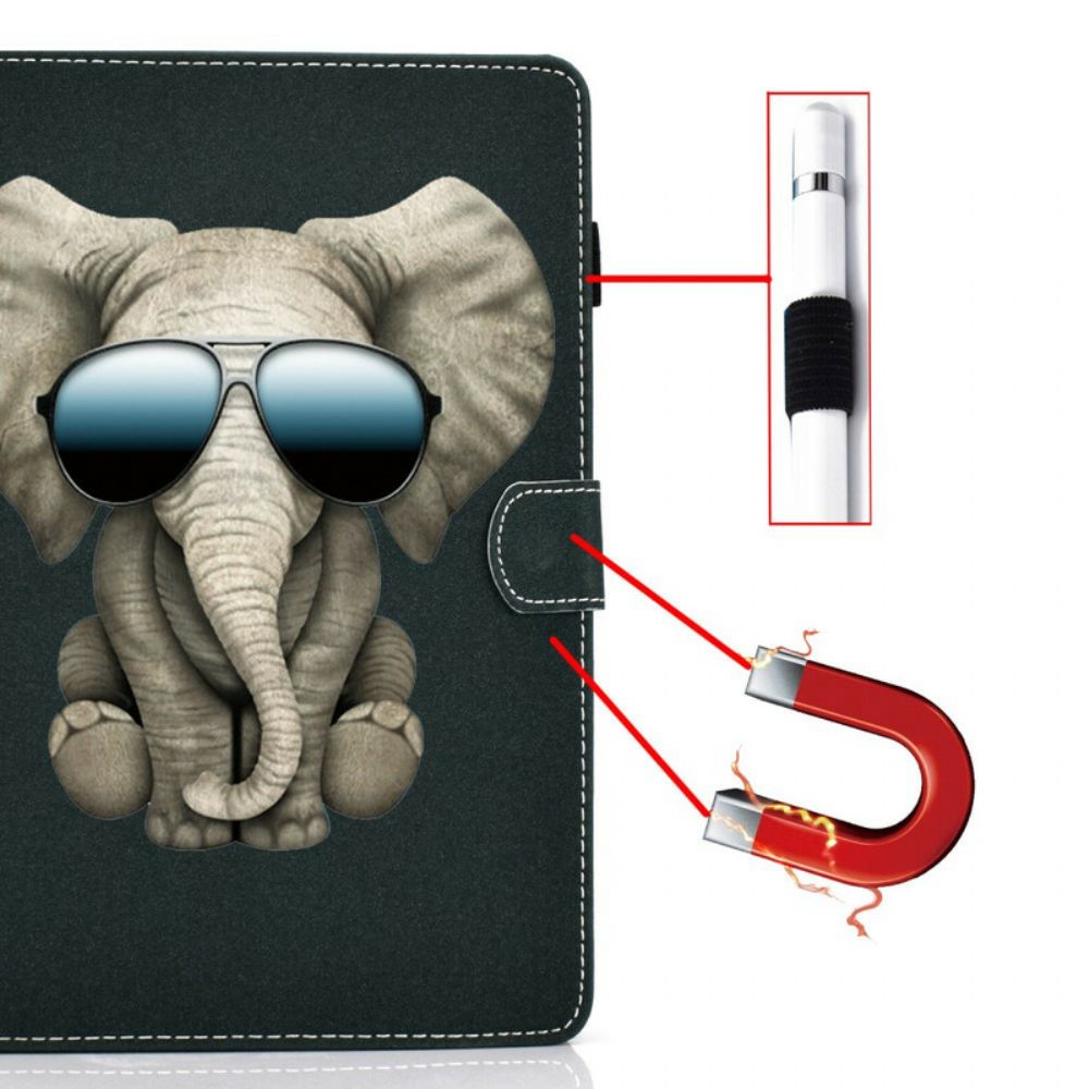 Folio-hoesje voor Samsung Galaxy Tab S6 Lite Olifant Incognito