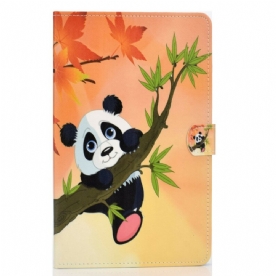 Folio-hoesje voor Samsung Galaxy Tab S6 Lite Schattige Panda