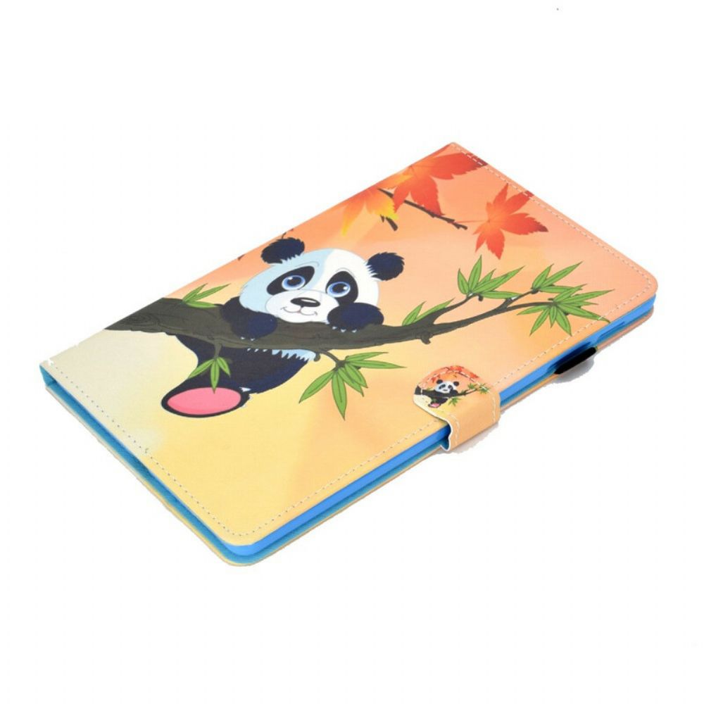 Folio-hoesje voor Samsung Galaxy Tab S6 Lite Schattige Panda