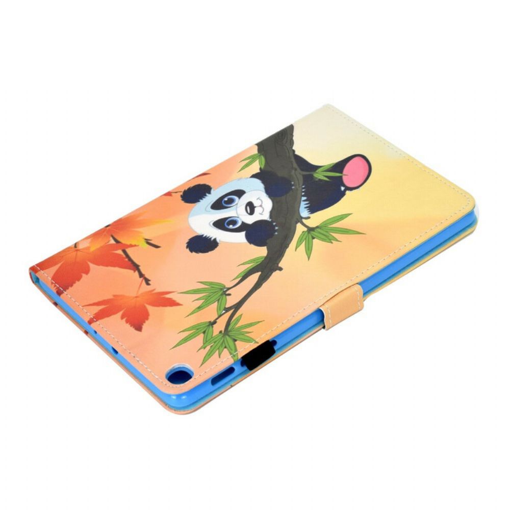 Folio-hoesje voor Samsung Galaxy Tab S6 Lite Schattige Panda