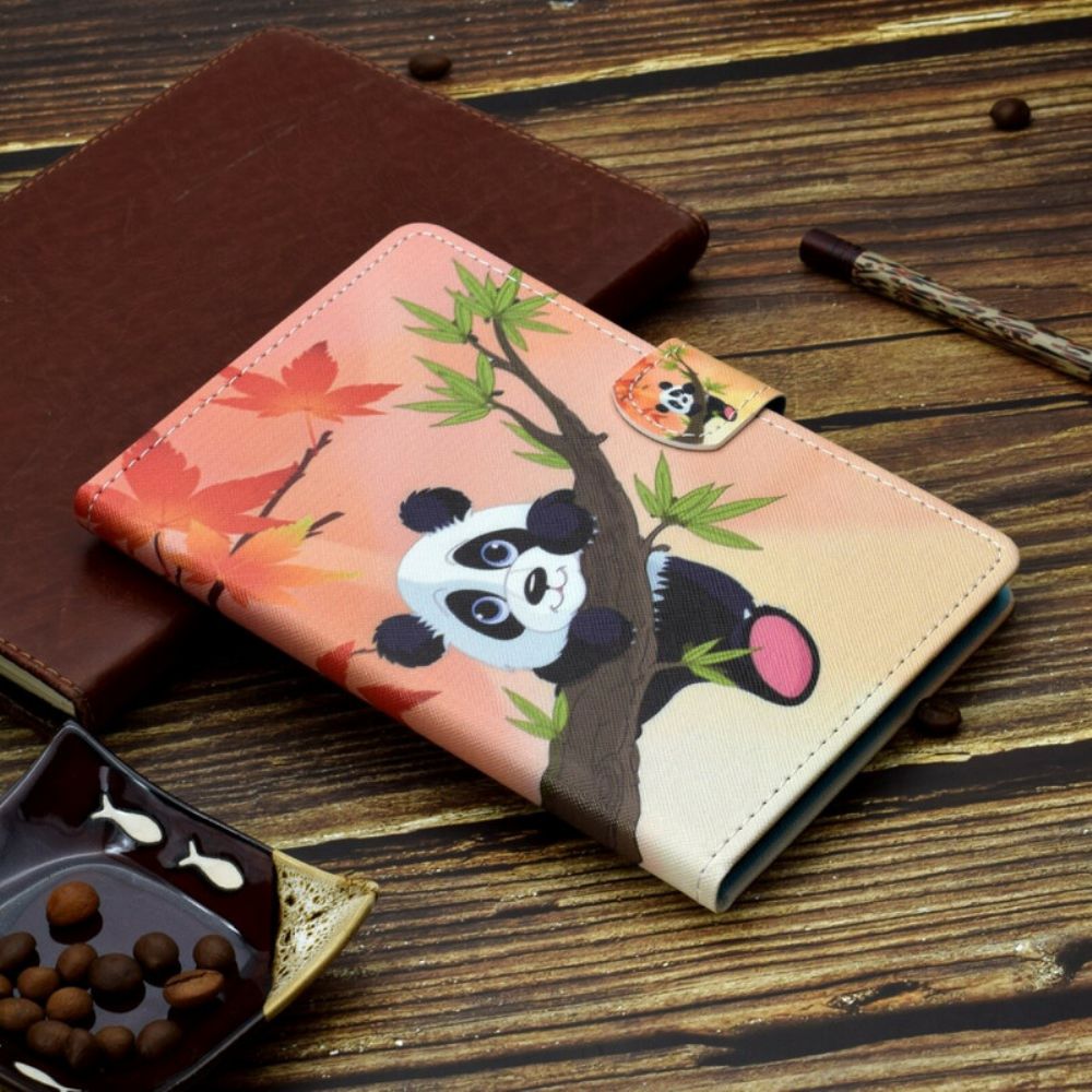 Folio-hoesje voor Samsung Galaxy Tab S6 Lite Schattige Panda