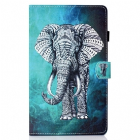 Folio-hoesje voor Samsung Galaxy Tab S6 Lite Tribale Olifant