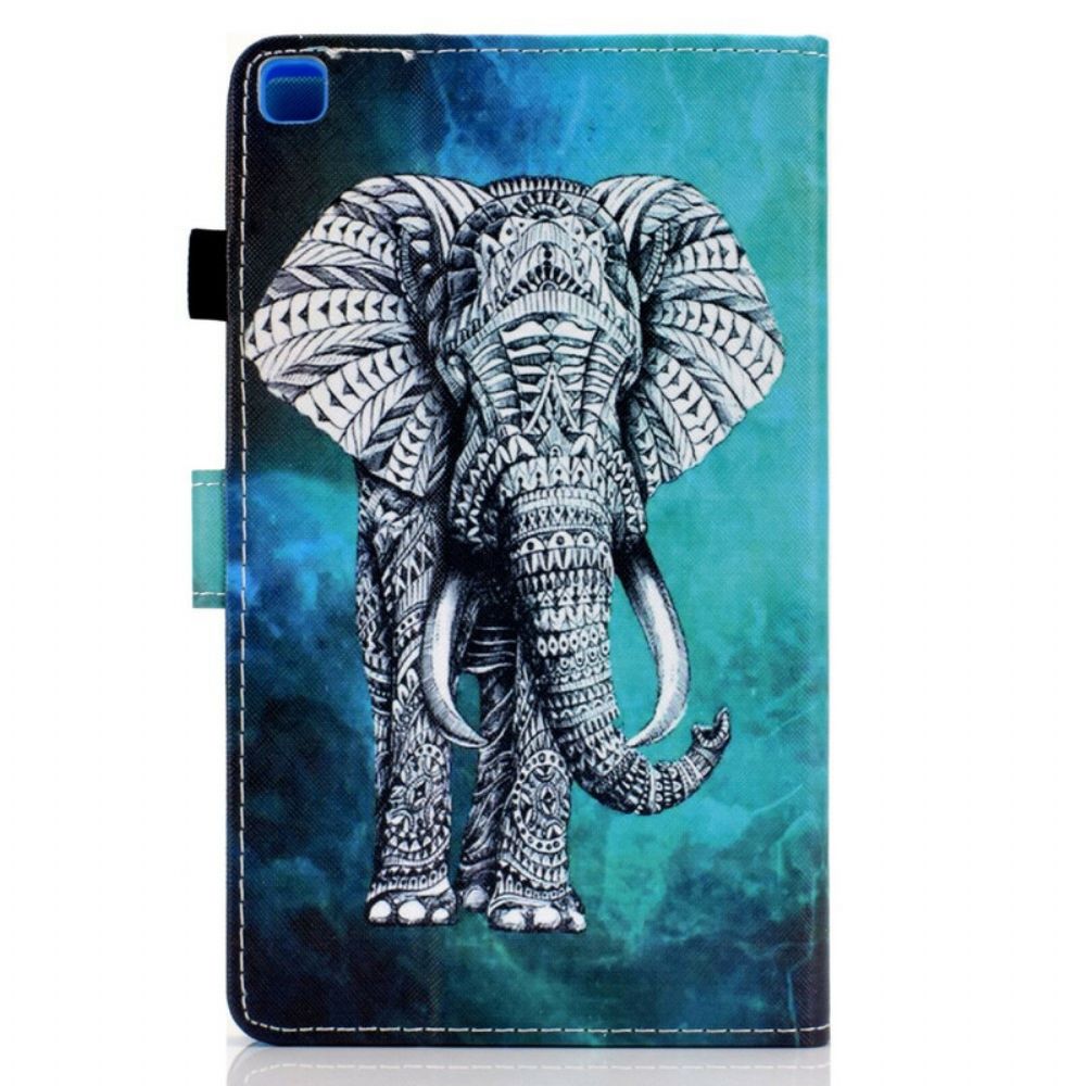 Folio-hoesje voor Samsung Galaxy Tab S6 Lite Tribale Olifant