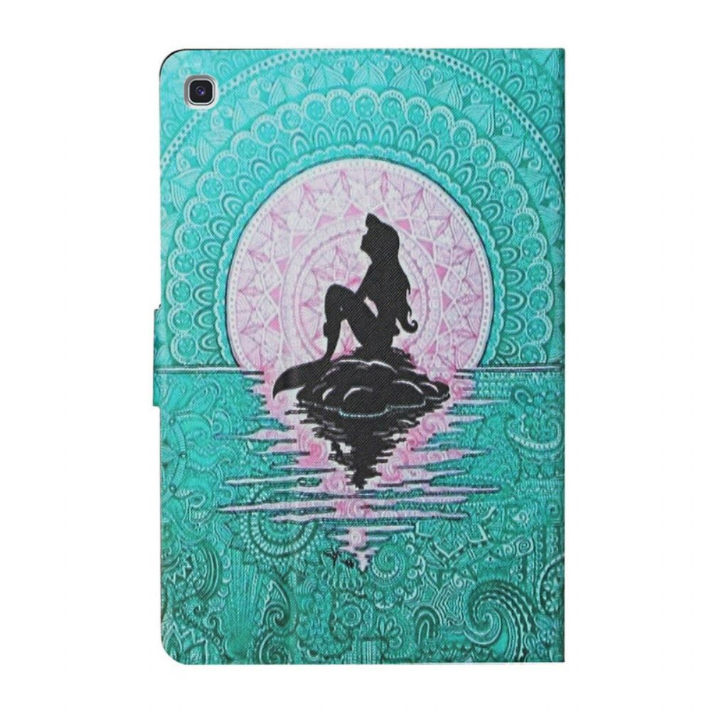 Folio-hoesje voor Samsung Galaxy Tab S6 Lite Zeemeermin Mandala