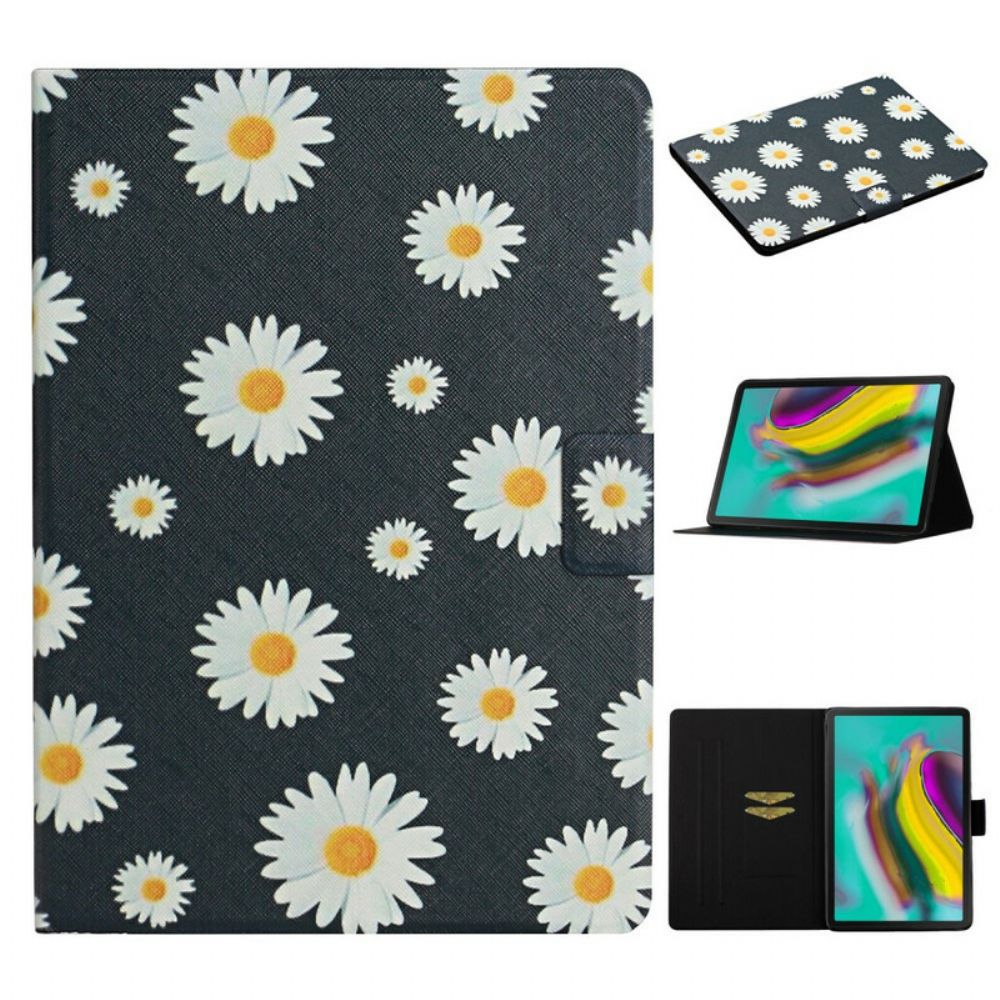 Leren Hoesje voor Samsung Galaxy Tab S6 Lite Bloemen Bloemen Bloemen