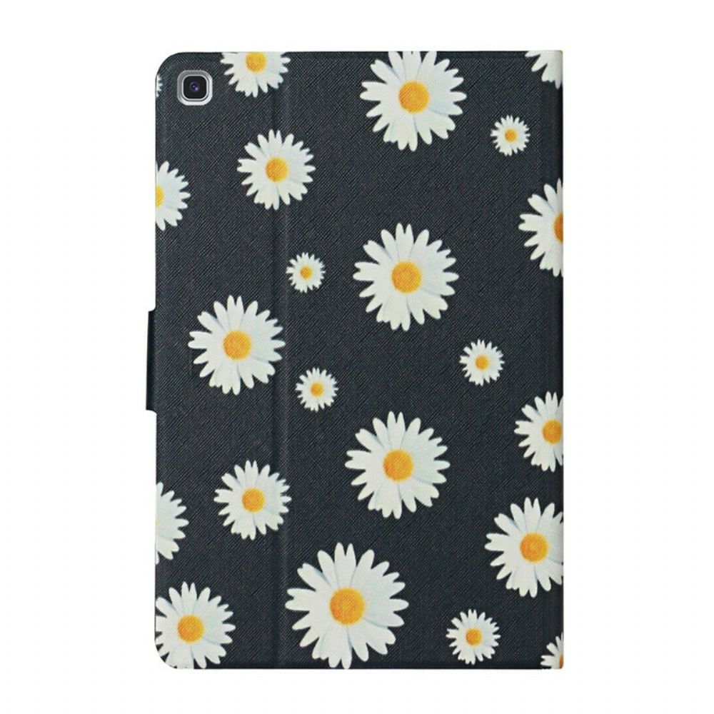 Leren Hoesje voor Samsung Galaxy Tab S6 Lite Bloemen Bloemen Bloemen