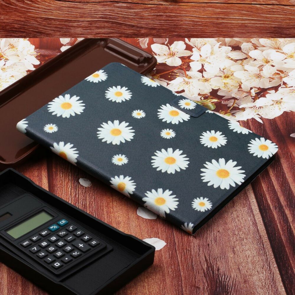 Leren Hoesje voor Samsung Galaxy Tab S6 Lite Bloemen Bloemen Bloemen