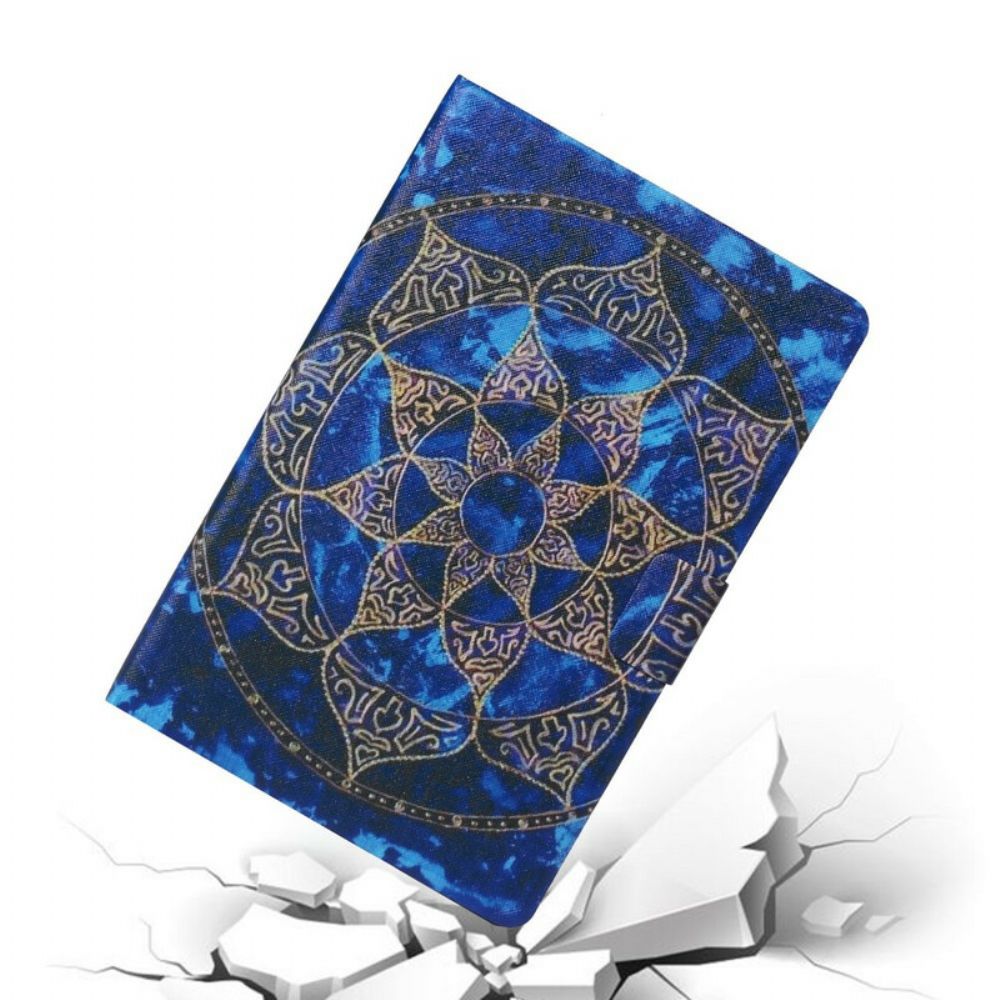 Leren Hoesje voor Samsung Galaxy Tab S6 Lite Koninklijke Mandala