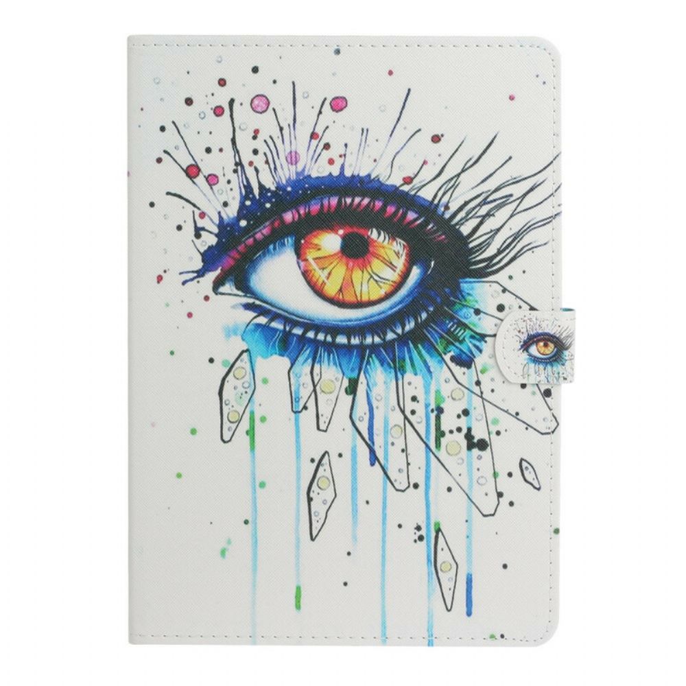 Leren Hoesje voor Samsung Galaxy Tab S6 Lite Kunst