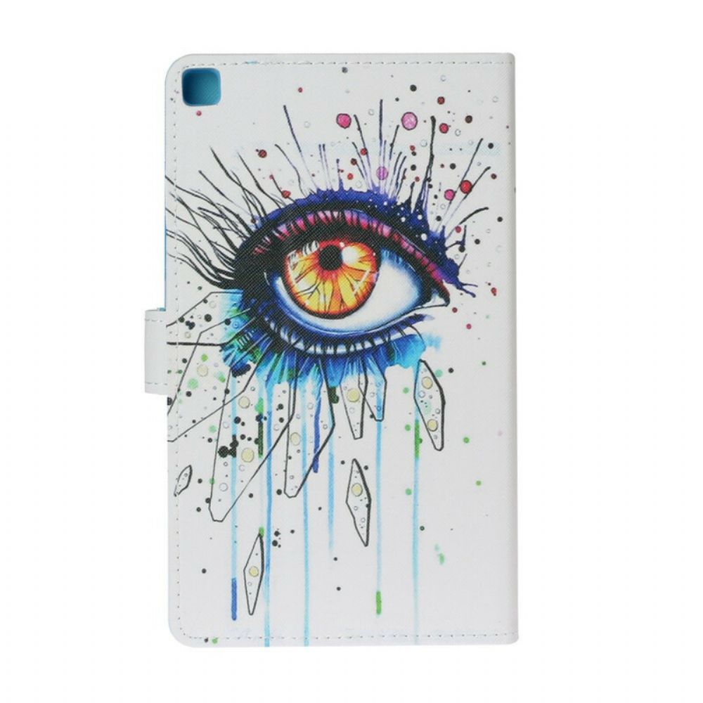 Leren Hoesje voor Samsung Galaxy Tab S6 Lite Kunst