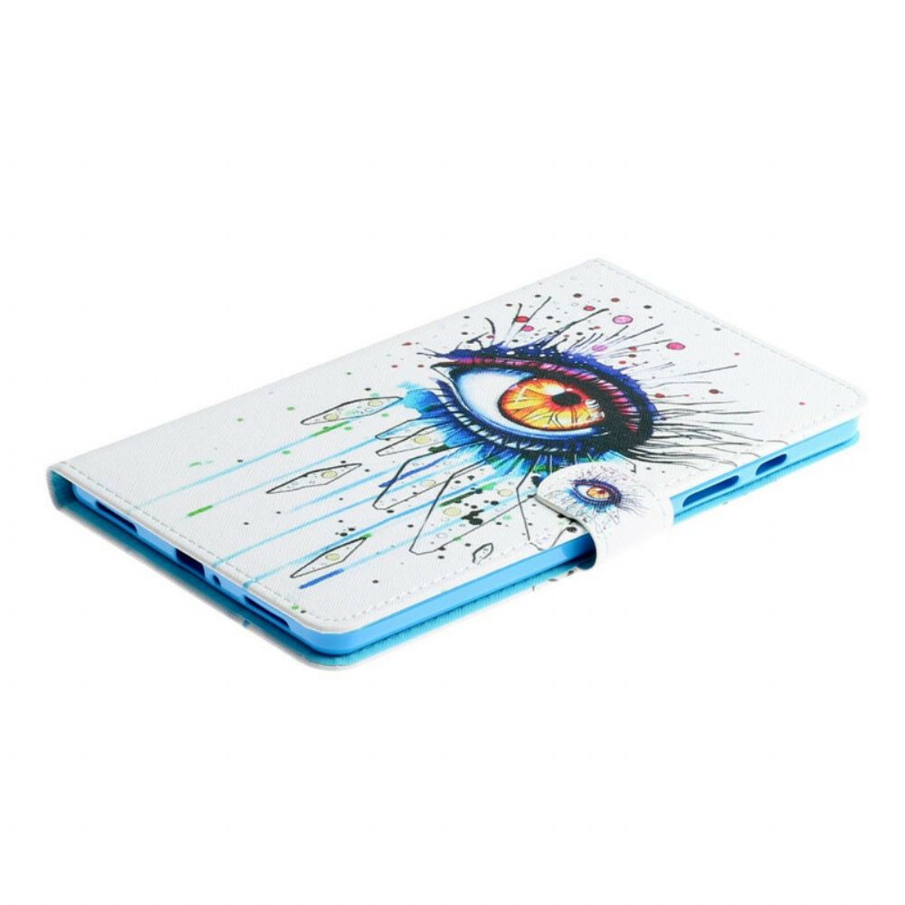 Leren Hoesje voor Samsung Galaxy Tab S6 Lite Kunst