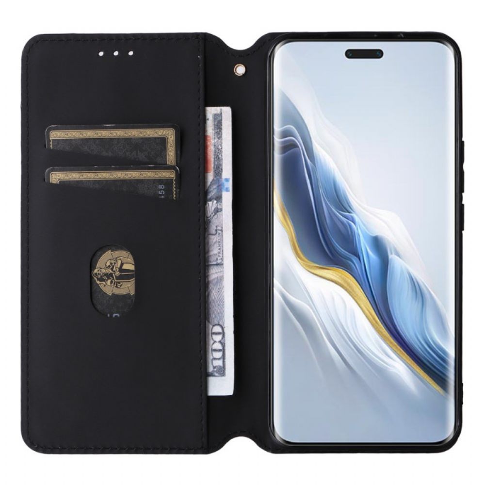 Folio-hoesje Honor Magic 6 Pro Telefoonhoesje 3d-kubussen