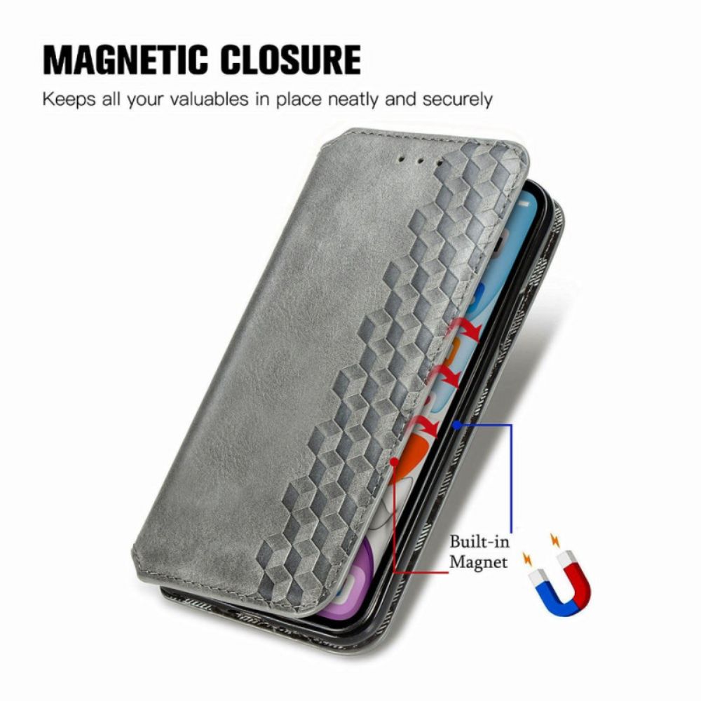 Folio-hoesje Honor Magic 6 Pro Telefoonhoesje Retro Suèdestijl