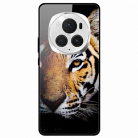 Hoesje Honor Magic 6 Pro Tijger Gehard Glas