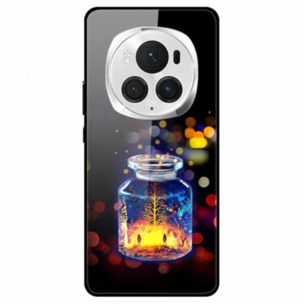 Hoesje Honor Magic 6 Pro Wensfles Van Gehard Glas