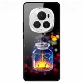 Hoesje Honor Magic 6 Pro Wensfles Van Gehard Glas