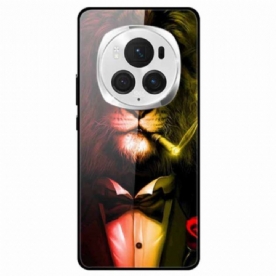 Hoesje Voor Honor Magic 6 Pro Leeuw Gehard Glas