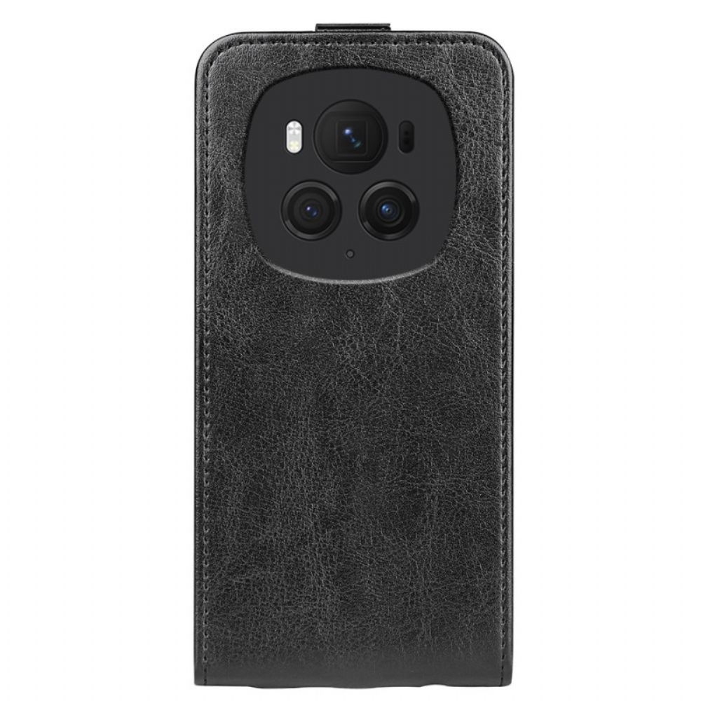 Leren Hoesje Honor Magic 6 Pro Verticale Klep