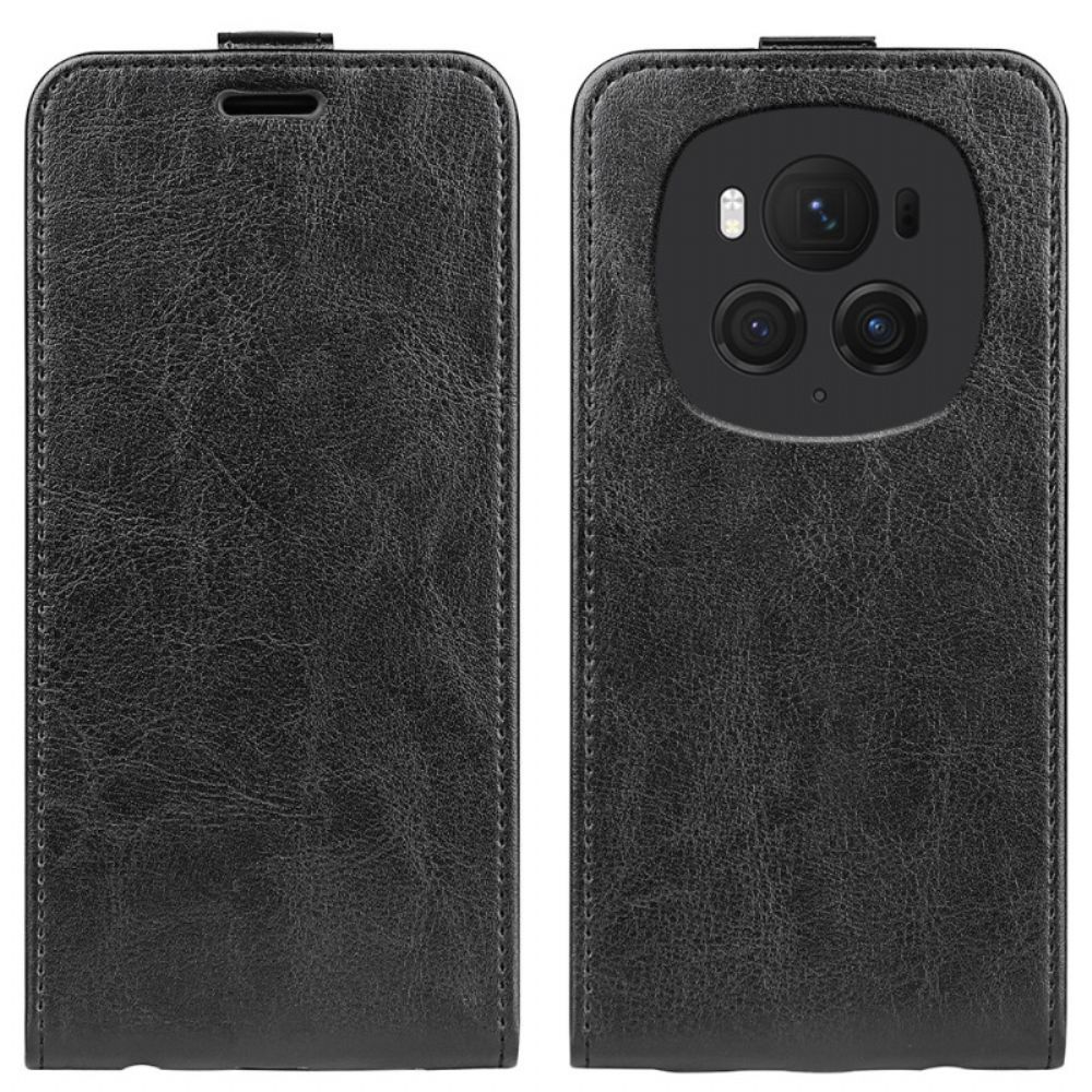 Leren Hoesje Honor Magic 6 Pro Verticale Klep