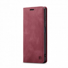 Bescherming Hoesje voor Samsung Galaxy S21 Ultra 5G Folio-hoesje Autspace Rfid-serie