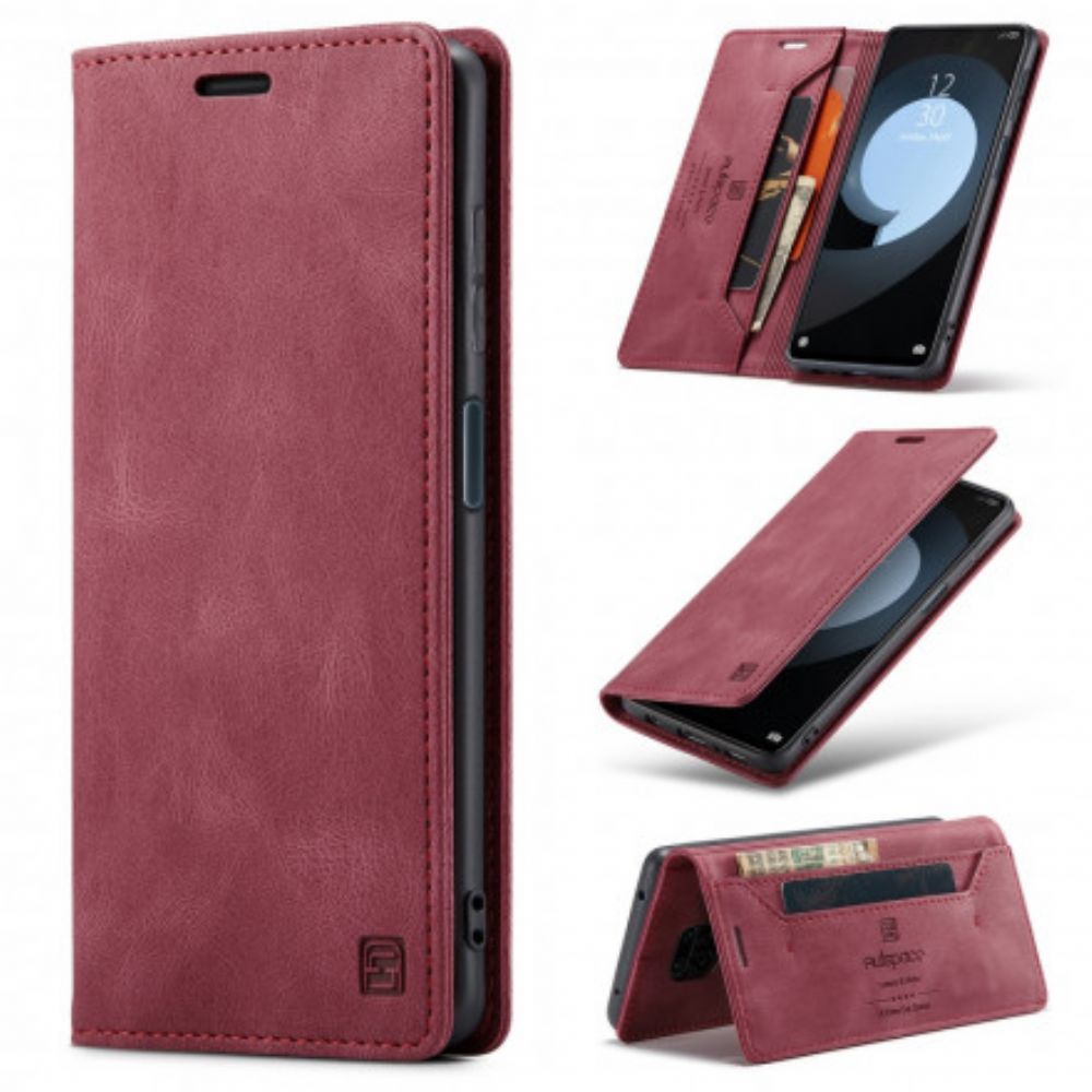 Bescherming Hoesje voor Samsung Galaxy S21 Ultra 5G Folio-hoesje Autspace Rfid-serie