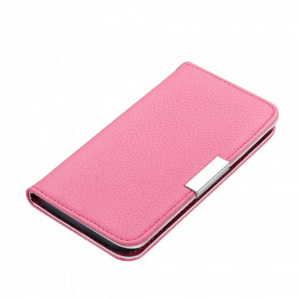 Bescherming Hoesje voor Samsung Galaxy S21 Ultra 5G Folio-hoesje Ultra Chique Litchi Kunstleer